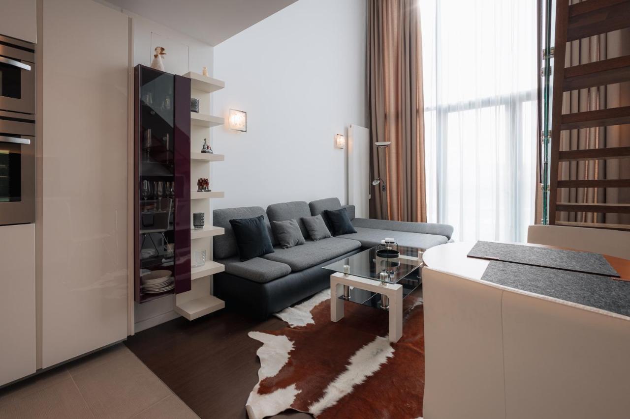 Skau Eurovea Duplex Apartment Danube Exclusive View Free Parking Pressburg Exterior foto