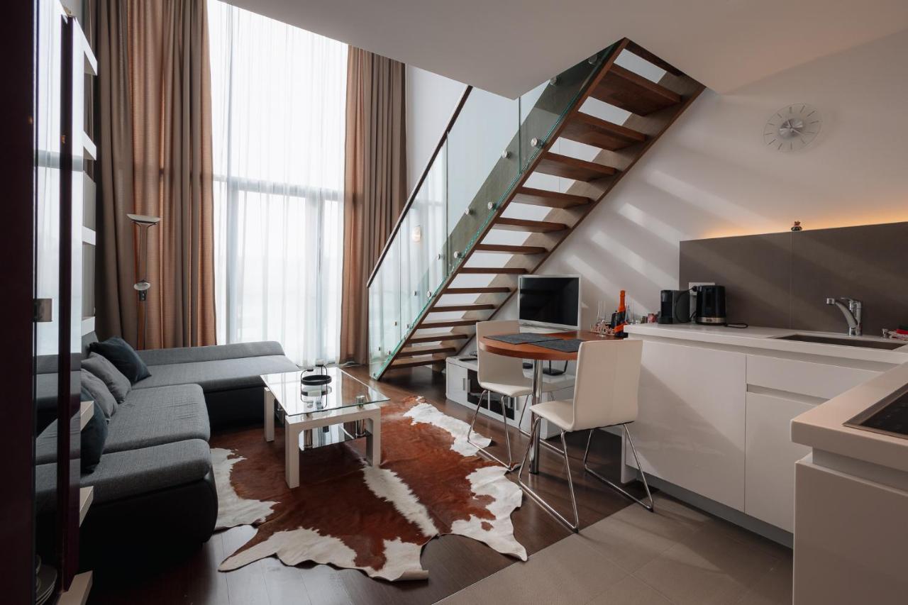 Skau Eurovea Duplex Apartment Danube Exclusive View Free Parking Pressburg Exterior foto