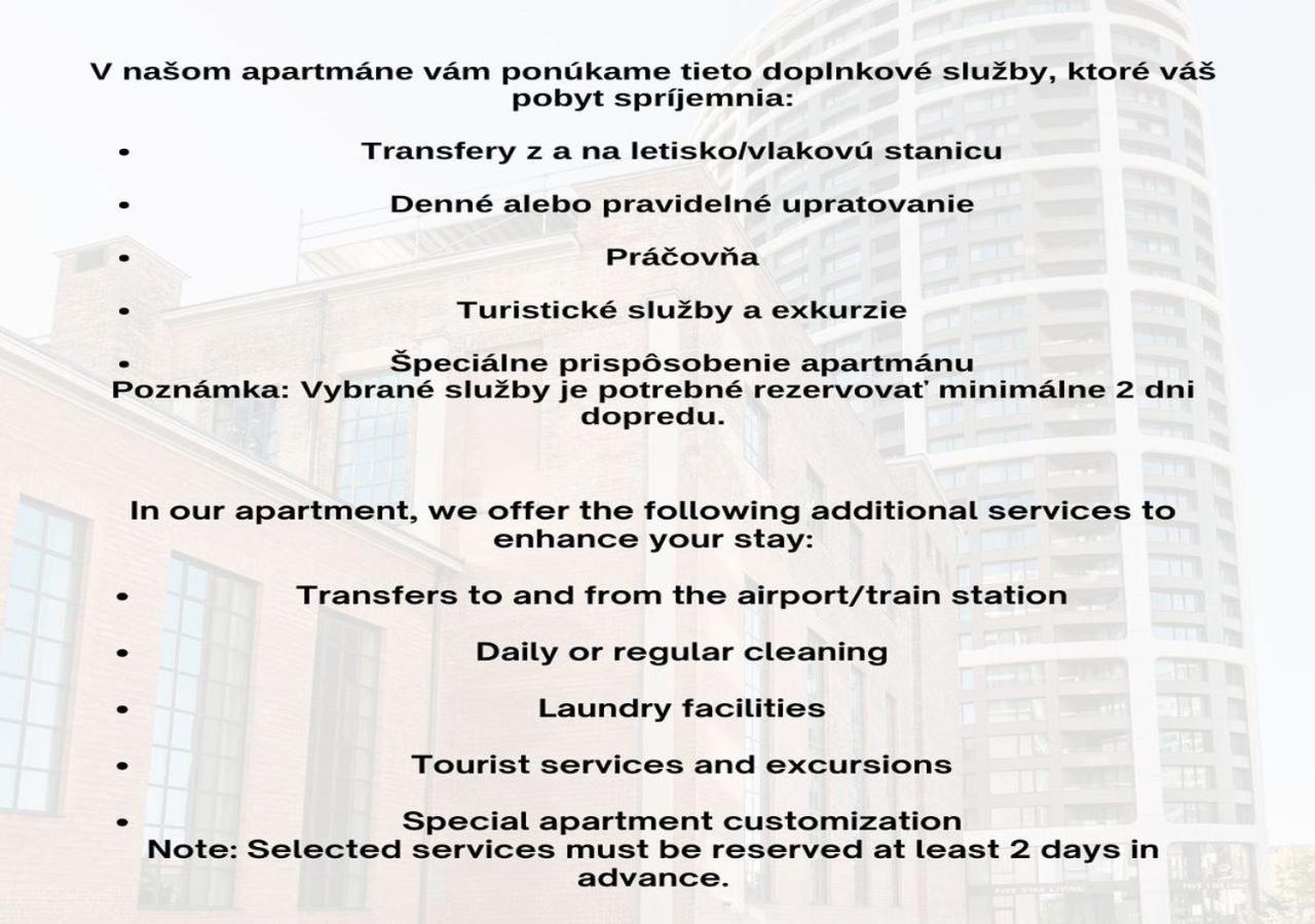 Skau Eurovea Duplex Apartment Danube Exclusive View Free Parking Pressburg Exterior foto